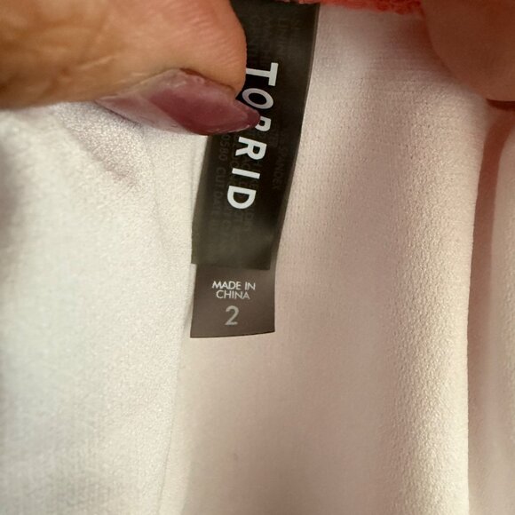 Torrid Womens High Waist Coral Bikini Bottom Size 2 - Picture 3 of 3